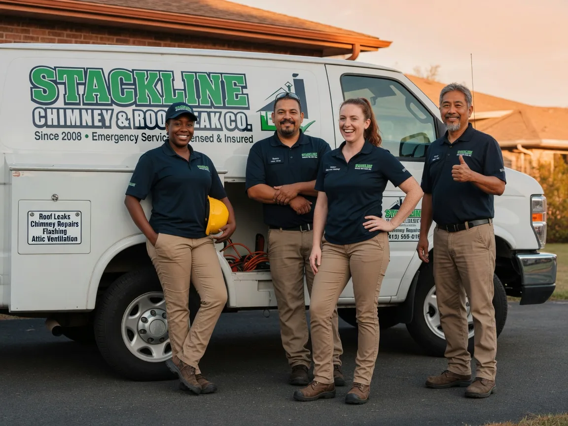 Chimney flashing repair company in Sciota, IL